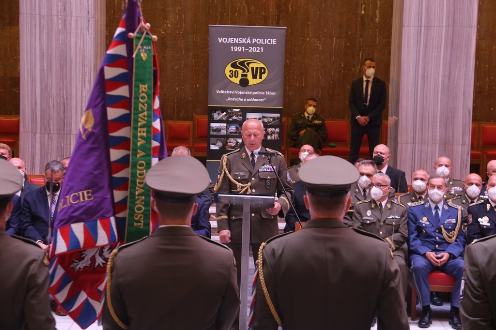 Projev náčelníka Vojenské policie