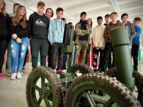 První v České republice vyvinutý robot, který pomocí senzorů dokáže zjistit chemicky zamořené území.