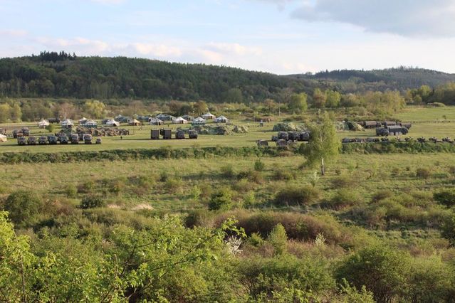 Rozmístění jednotek na základně Sedlec