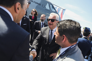 Ministr obrany Jaromír Zůna se zúčastnil mezinárodního aerosalonu Farnborough International Airshow