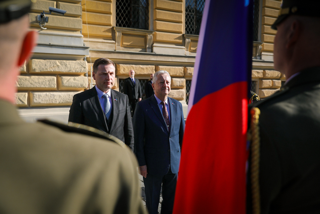 Ministr obrany Jaromír Zůna jednal s estonským ministrem obrany