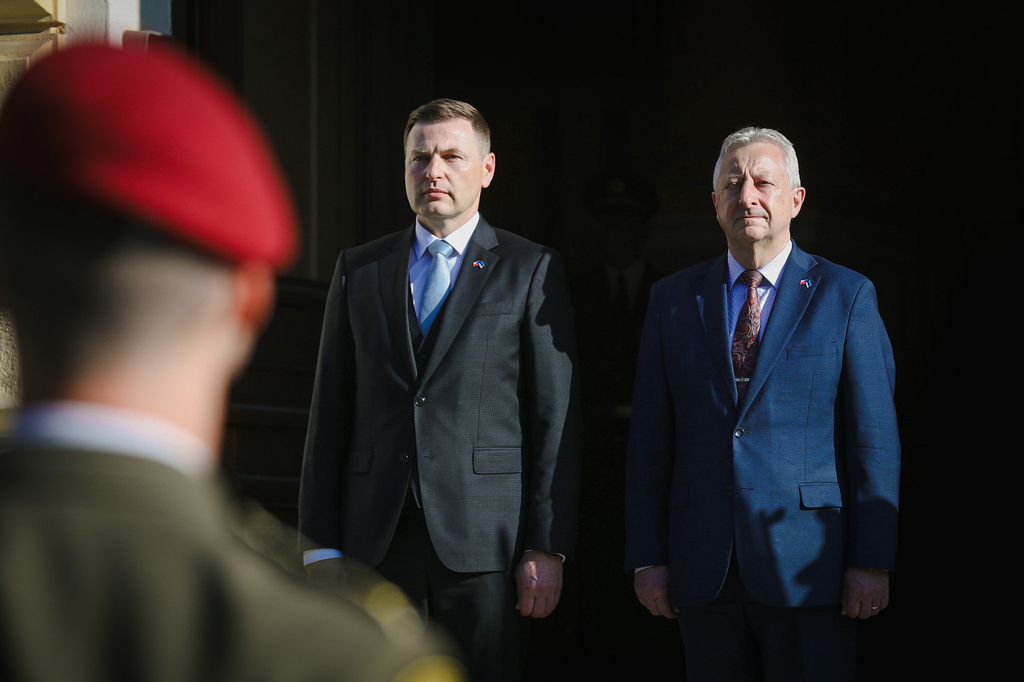 Ministr obrany Jaromír Zůna jednal s estonským ministrem obrany