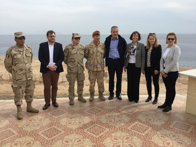 Ministr Martin Stropnický jednal s velitelem mise MFO generálmajorem Denisem Thompsonem