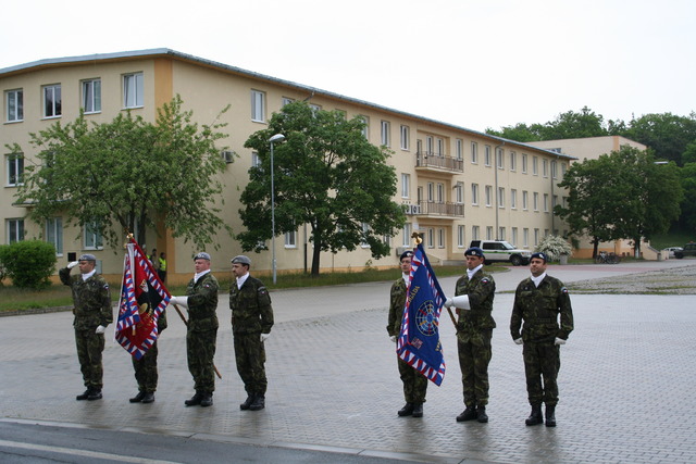 Slavnostní nástup u příležitosti 69. výročí konce 2. světové války (1)
