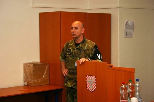 Slovo si vzal i velitel NATO MNMPBAT podplukovník Gottfried