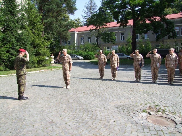 Hlášení velitele 6. PRT pplk. Ctirada Gazdy generálu Kovandovi