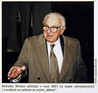 Nicholas Winton v roce 2001