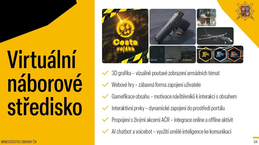 Plánovaný rozvoj a financování Virtuálního náborového střediska