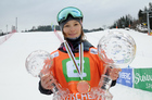 Snowboardistka Pančochová vyhrála Světový pohár a má velký i malý křišťálový glóbus