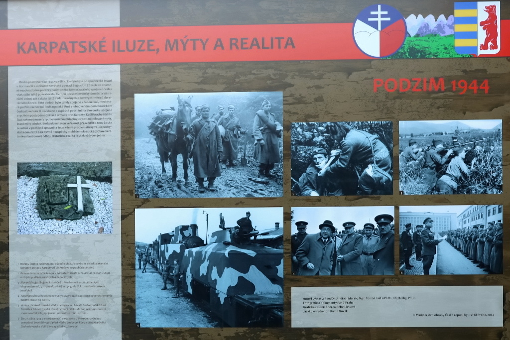 Nová open air výstava před budovou Generálního štábu AČR: Karpatské iluze, mýty a realita