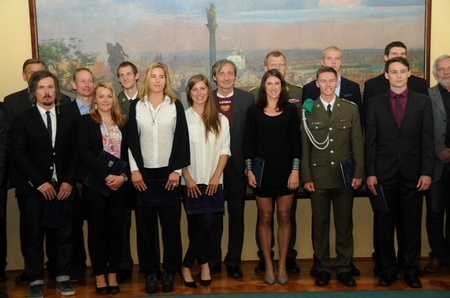 Ministr Stropnický ocenil nejúspěšnější sportovce Dukly zimní sezony