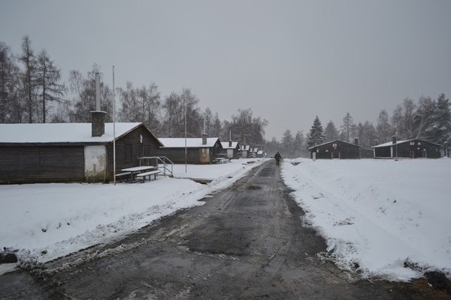 Srubový tábor ve Vojenském výcvikovém prostoru Libavá