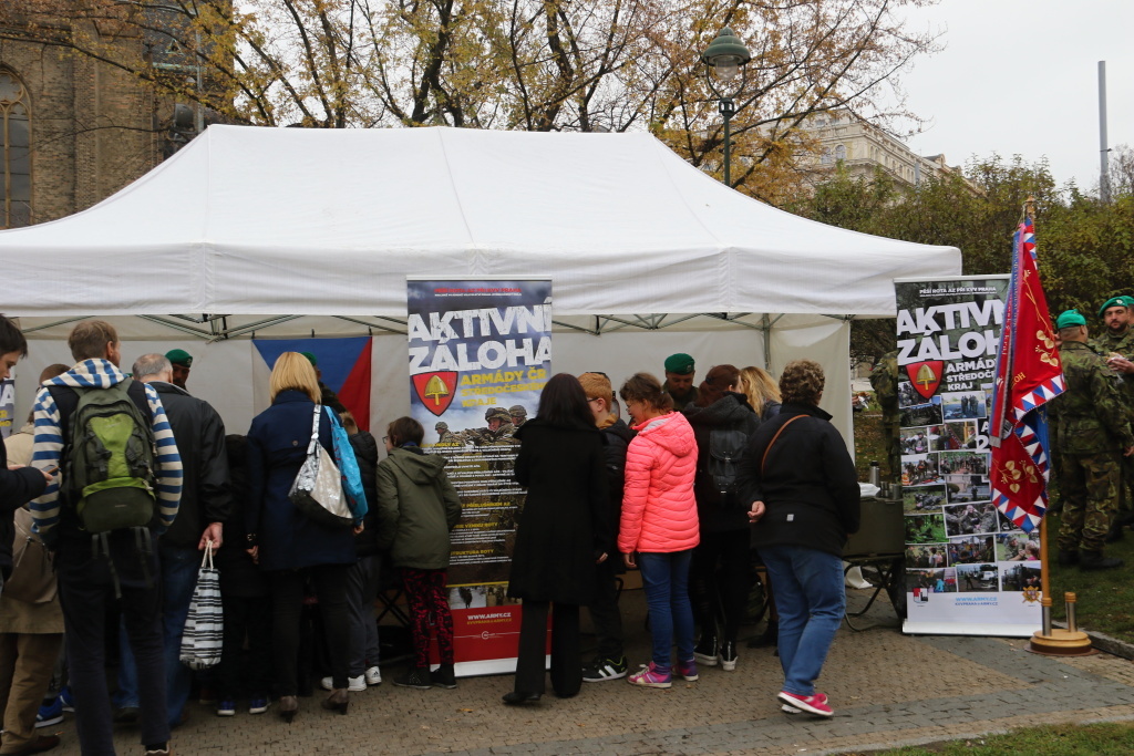 Stánek Aktivní zálohy Prahy a Středočeského kraje