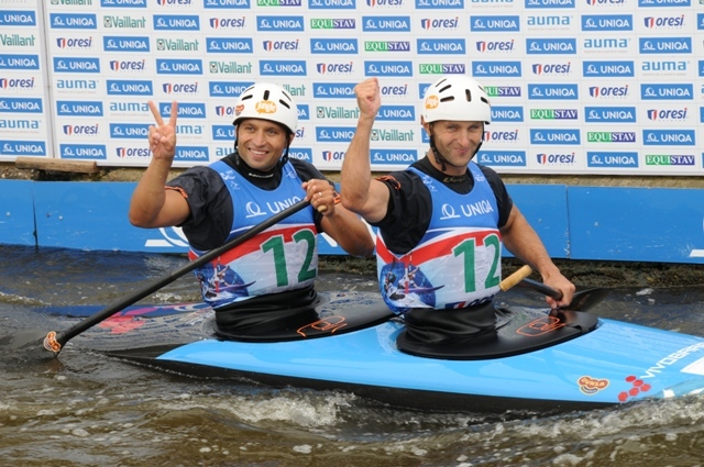 Stříbrní Ondřej Štěpánek a Jaroslav Volf