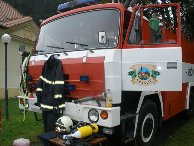 Svou techniku představili i dobrovolní hasiči z Vranova.