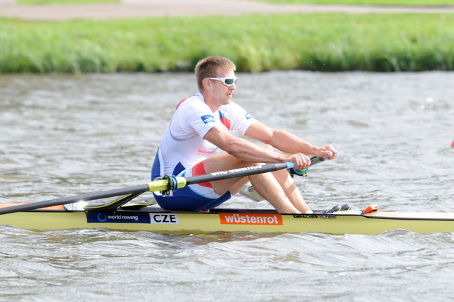 Synek ve finálovém závodu.