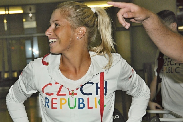 Tenistka Andrea Hlaváčková má už medaili z Londýna.