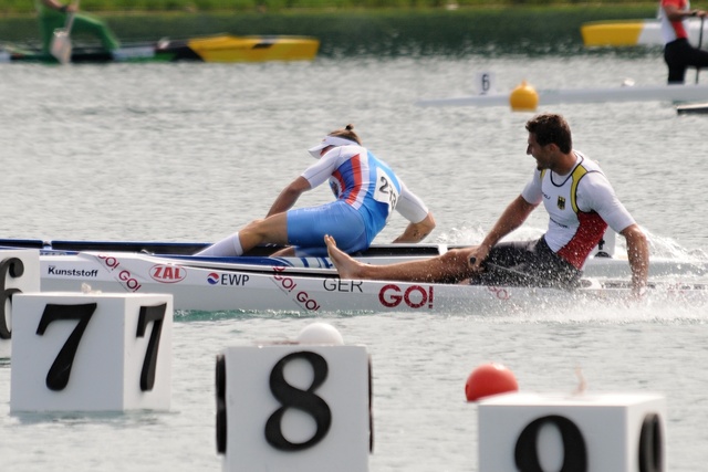 Těsně prohrál Fuksa na kilometru zlatou medaili.