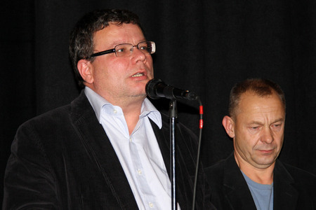 Ministr obrany Alexandr Vondra a Václav Marhoul