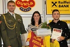 TOP 3 - 2. místo Ondřej Synek, 1. místo Zuzana Hejnová, 3. místo Martin Fuksa