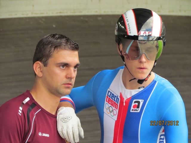 Trenér Petr Klimeš a Pavel Kelemen