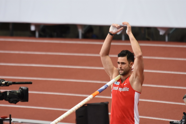 Tyčkař Jan Kudlička v nejhodnotnější soutěži koulařů skončil na 4. místě.
