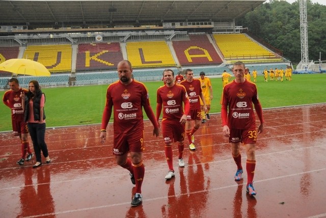 Tým červené Dukly - fotbalisté