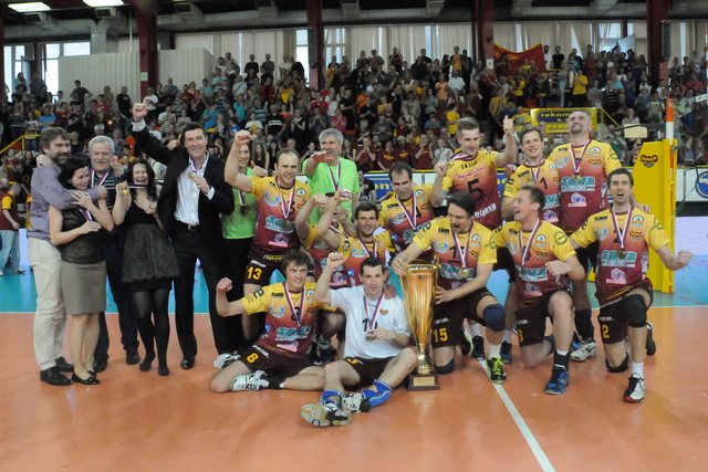 Tým VK Dukla Liberec - mistři 2014-15
