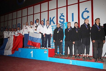 Tým získal bronz v celkové kombinaci družstev