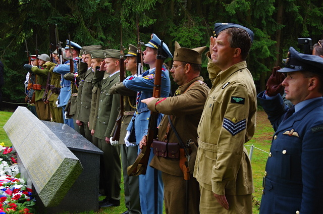 Uctění obětí z obce Ležáky