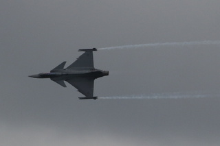 Ukázka pilotáže letounu Gripen