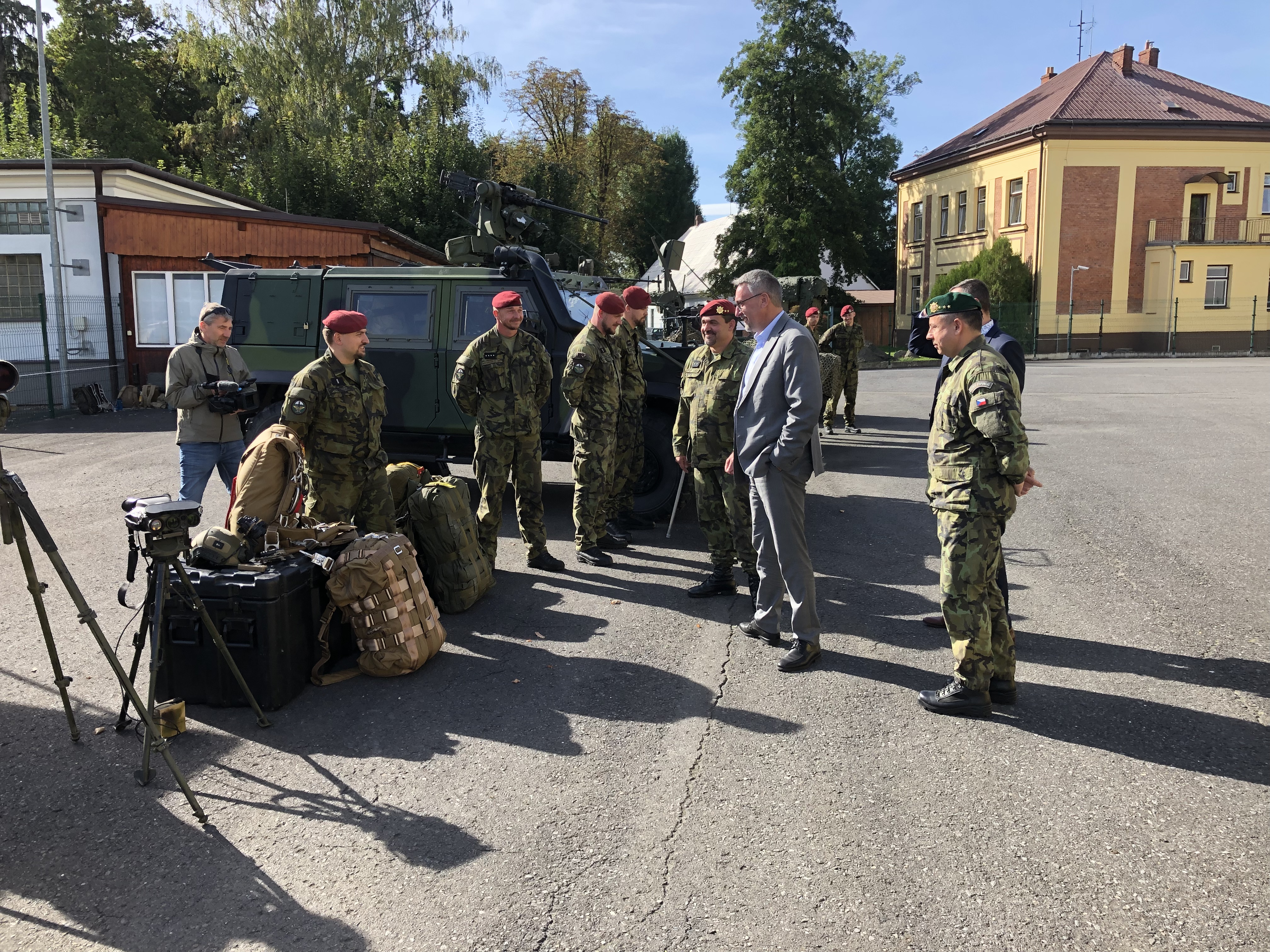 U 53. pluku - ukázka techniky