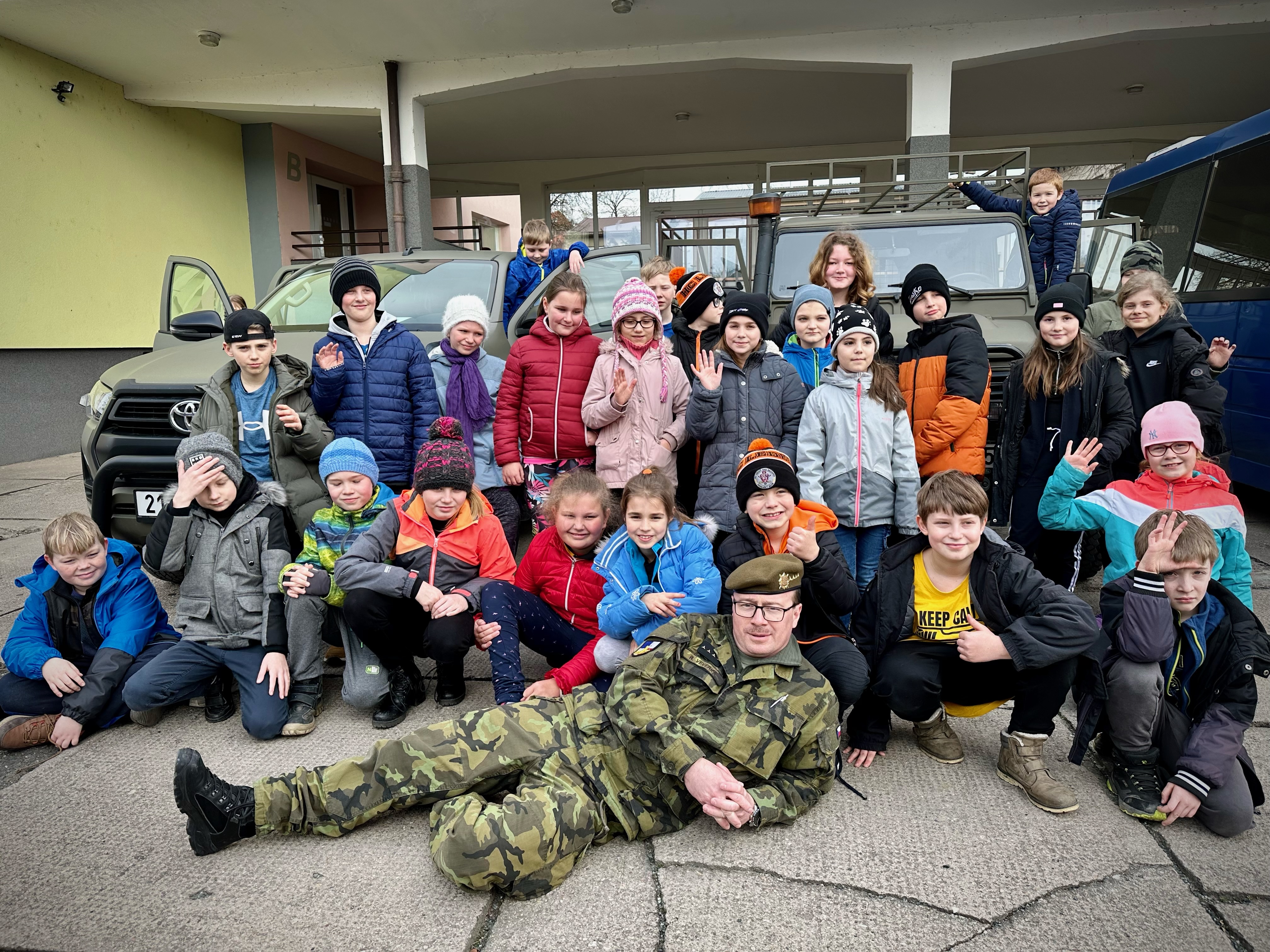 Ukázky vojenské techniky z KVV Jihlava zpestřily program POKOS.
