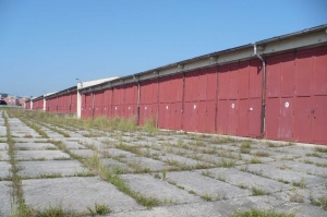 Písek, areál garážového dvora
 