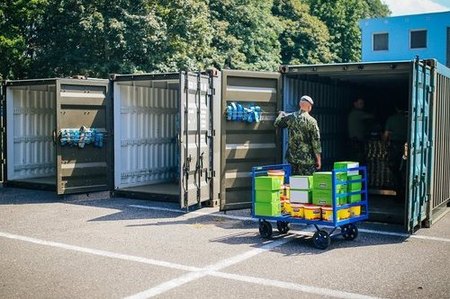 Allied Spirit II: Z Pardubic se do Německa převezlo 150 tun proviantu 