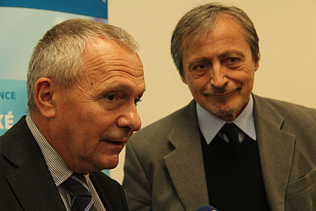Ředitel ÚVN Miroslav Zavoral a ministr obrany Martin Stropnický