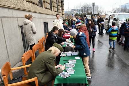 V rámci výstavy byla i autogramiáda sportovců Dukly