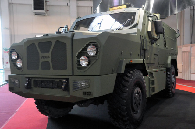 Jedno z nejmohutnějších vozidel na výstavě - VEGA