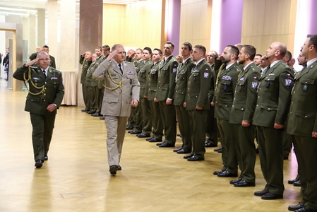 Velitelství ochranné služby Vojenské policie Praha oslavilo 15 let od svého založení