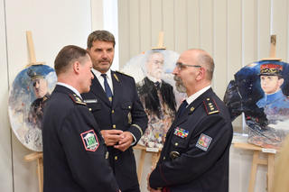 Protože váleční veteráni pocházejí také z řad policistů, přijal pozvání i policejní prezident genmjr. Jan Švejdar