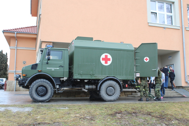 Vyškovská akademie přivezla také vojenskou techniku