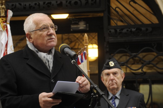 Prezident republiky Václav Klaus