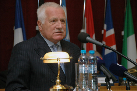 Prezident republiky Václav Klaus