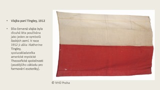 Vlajka paní Tingley, 1912