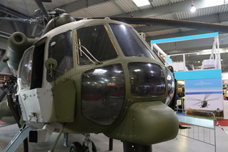 Vnitřní expozici dominoval vrtulník Mi-171š