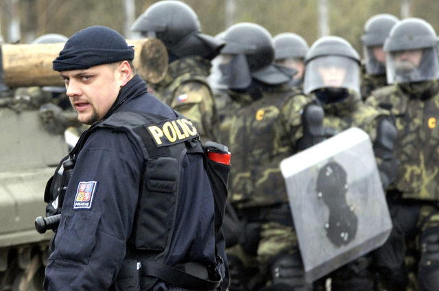 Ilustrační foto ze společného cvičení AČR a PČR