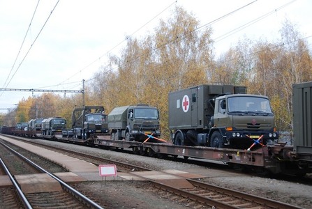 Ženisté a zdravotníci odjeli na cvičení do Slovinska