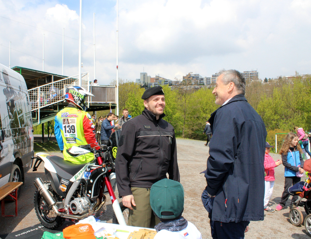 Vojenská policie se na Army Day prezentovala prostřednictvím npor. Lukáš Kvapil