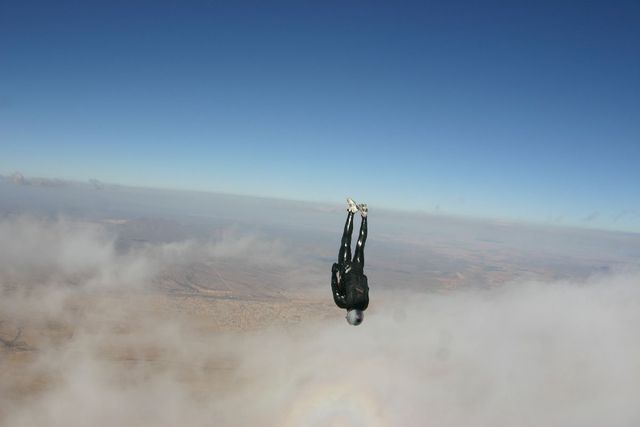 Volný pád (foto Dukla Prostějov)