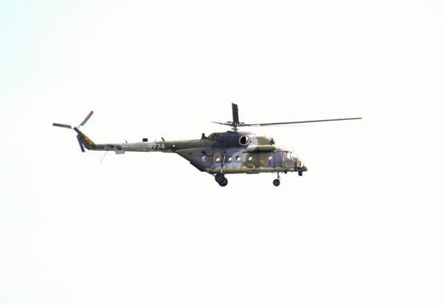 Modernizovaný Mi-17Š za letu